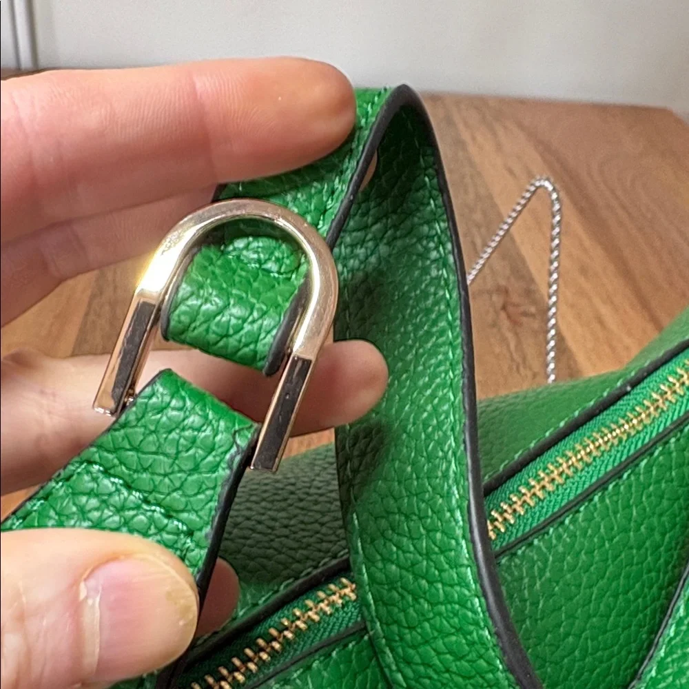 Unbranded Kelly Green ManMade Materials Small Handbag